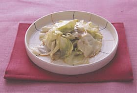 キャベツのみそ炒め
