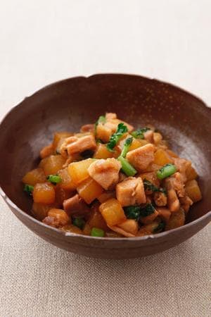 大根と鶏肉の甘辛煮