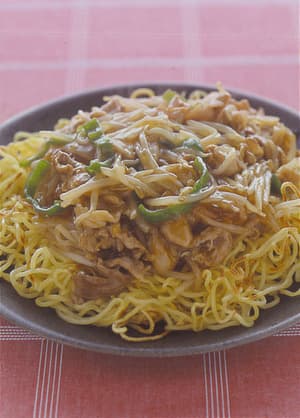 もやしたっぷり焼きそば