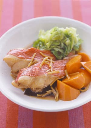 きんめ鯛の煮つけ しょうが風味