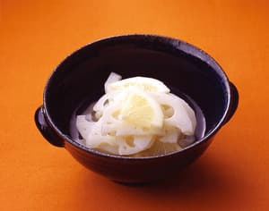 れんこんのレモン風味漬け