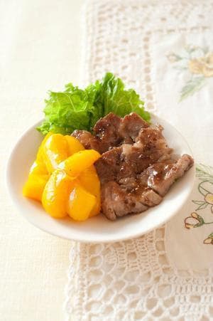 豚肉の黒酢はちみつソテー