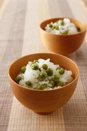 グリーンピースご飯