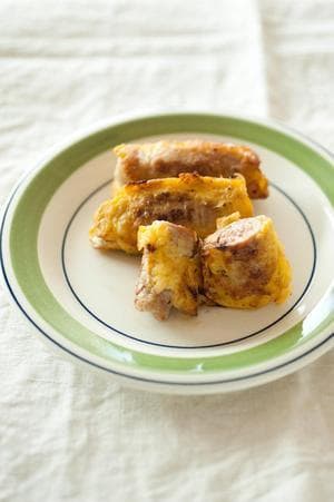 豚肉のロールピカタ