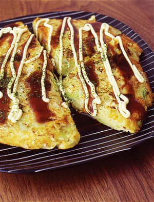 キャベツのお好み焼き