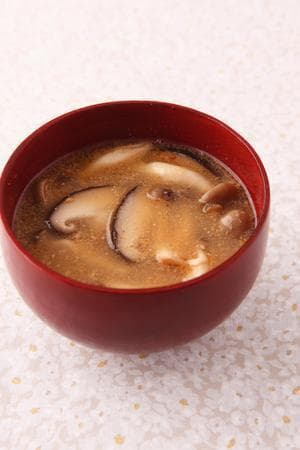 炒めきのこのみそ汁