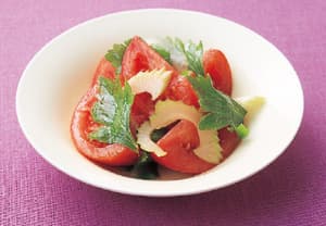 トマトとセロリのマリネ