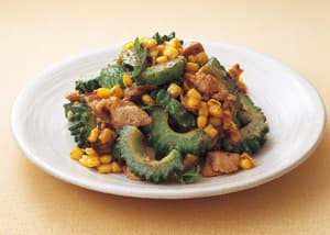 ゴーヤーと豚肉のみそ炒め
