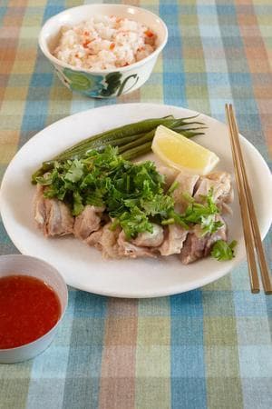 鍋ひとつで！ 蒸し鶏＆エスニックライス