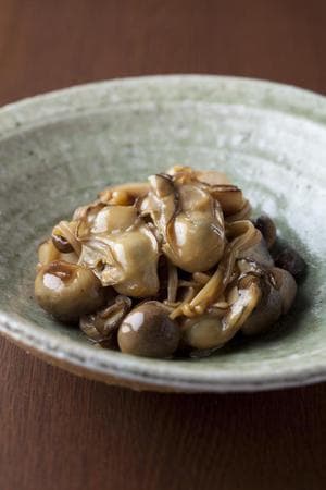 かきと焼ききのこの和風マリネ