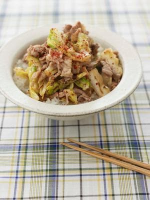 豚キャべツ丼