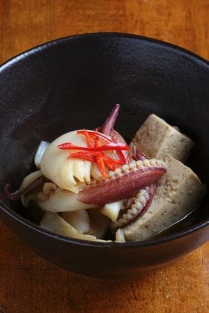 けんさきいかと豆腐の煮つけ
