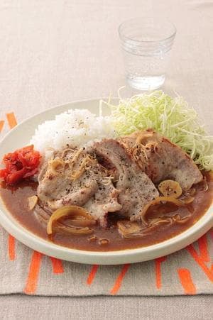 豚のしょうが焼きカレー