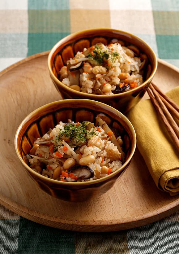 大豆の炊き込みご飯