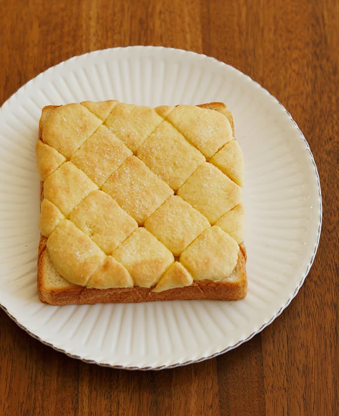 メロンパン風トースト