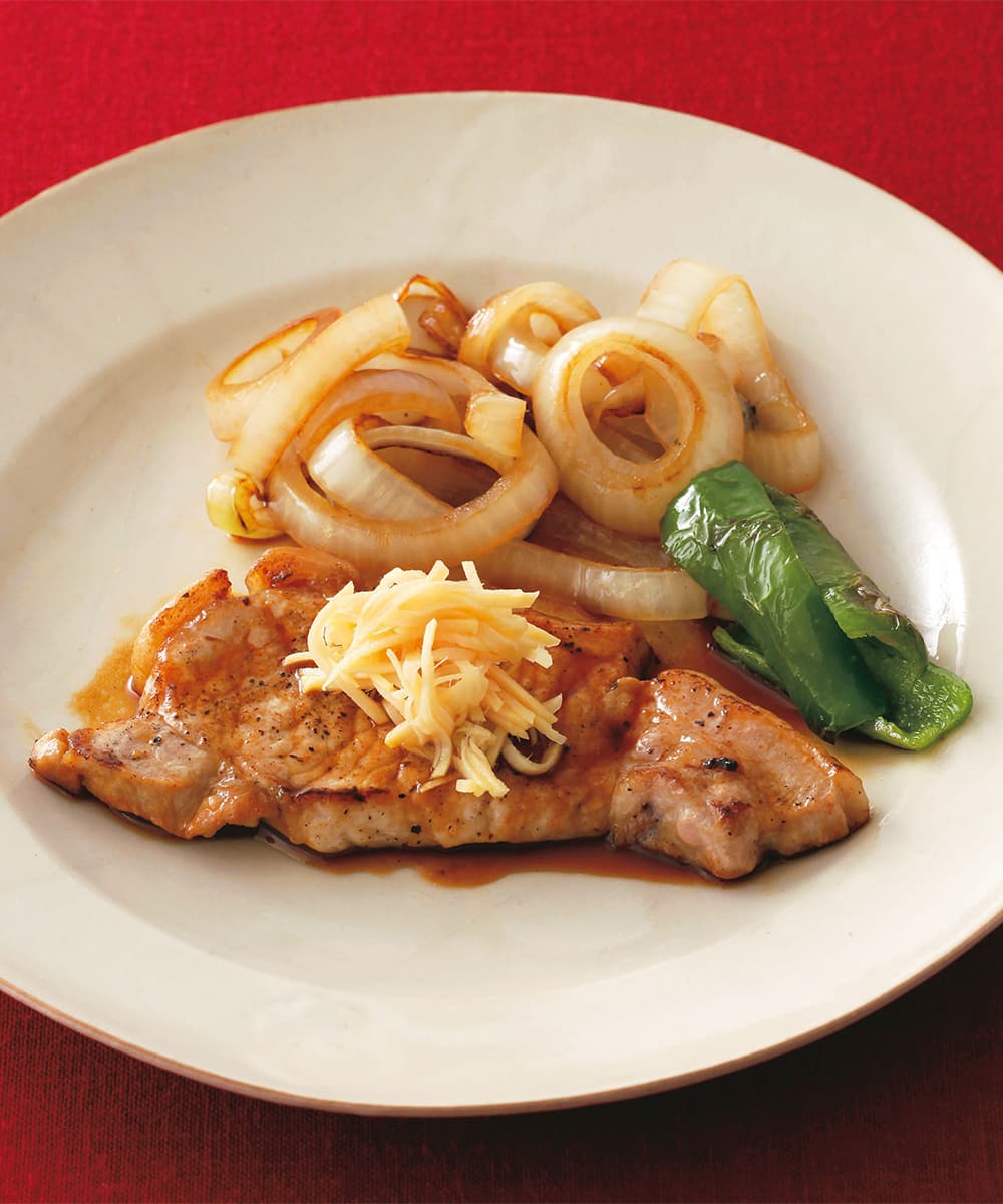 豚肉の照り焼きしょうが風味