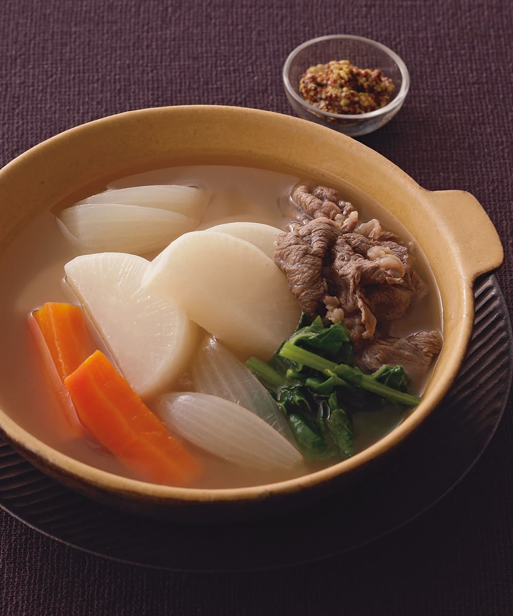 大根と牛肉のスープ煮