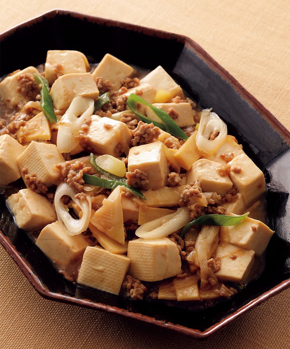 豆腐の中華風そぼろ煮