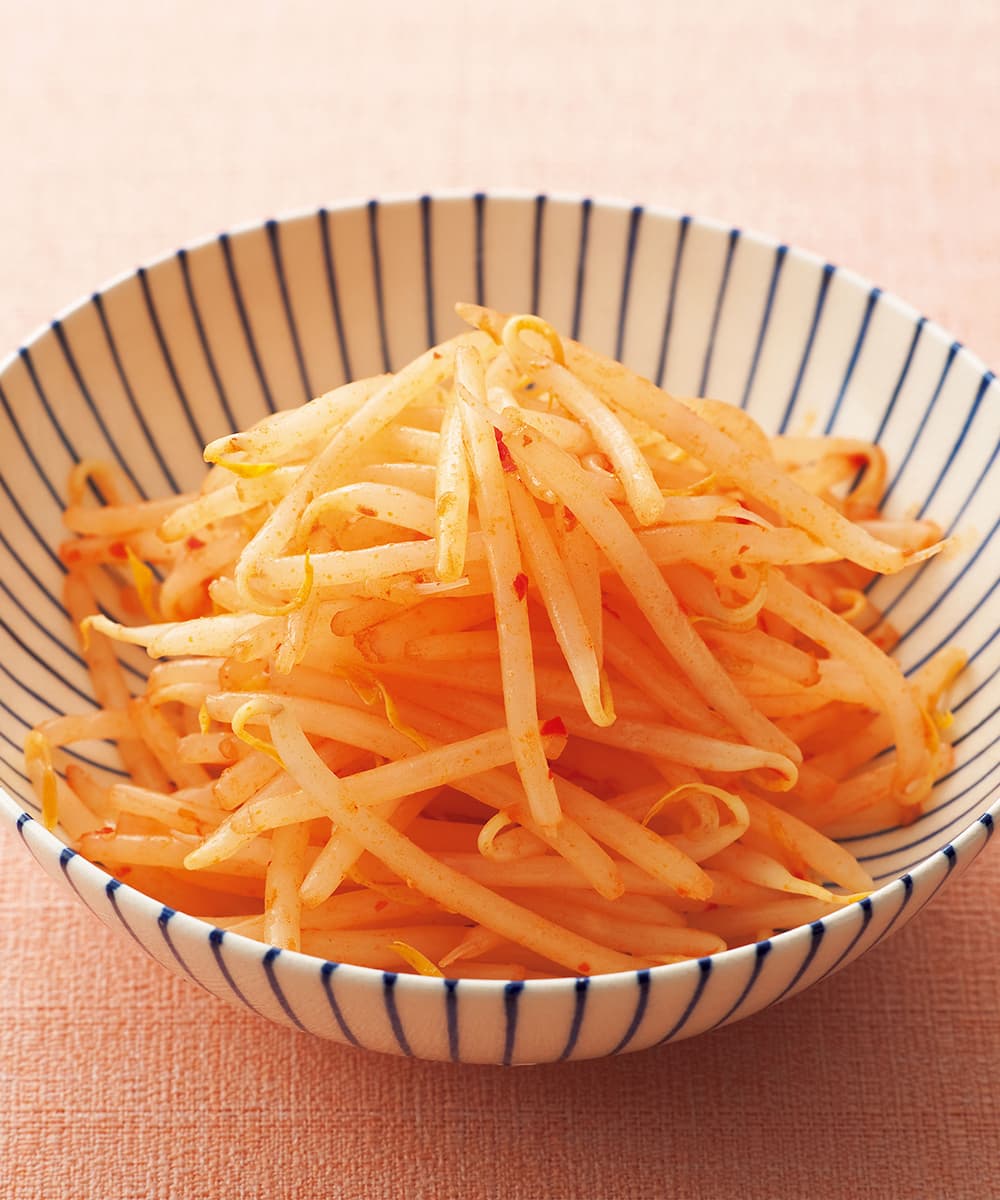 もやしのピリ辛あえ
