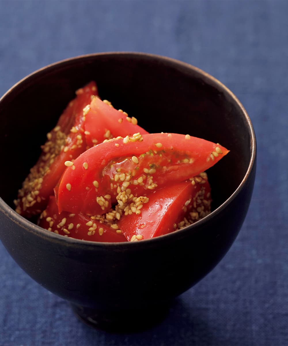 トマトのごま酢あえ