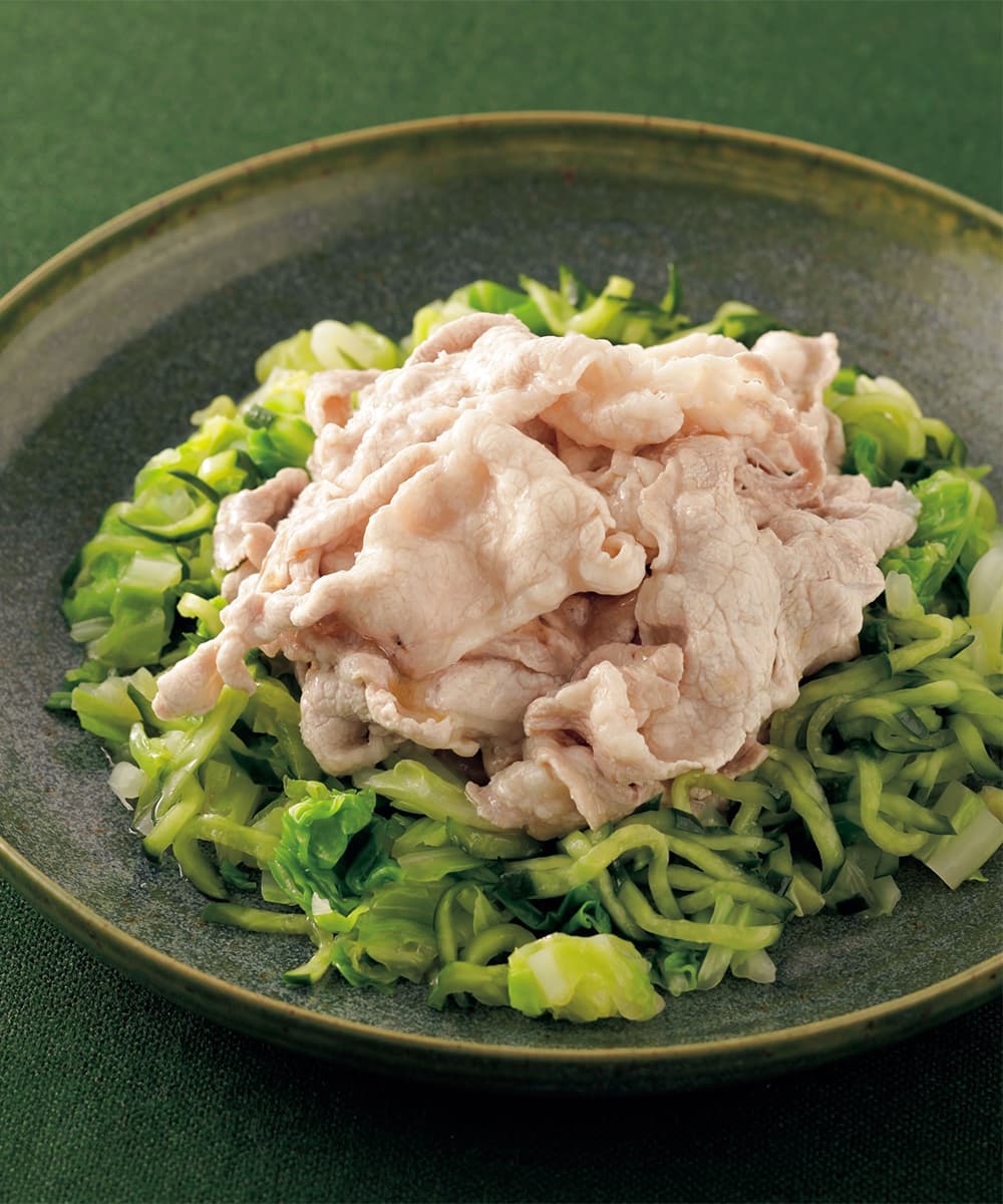 豚しゃぶの中華風だれ