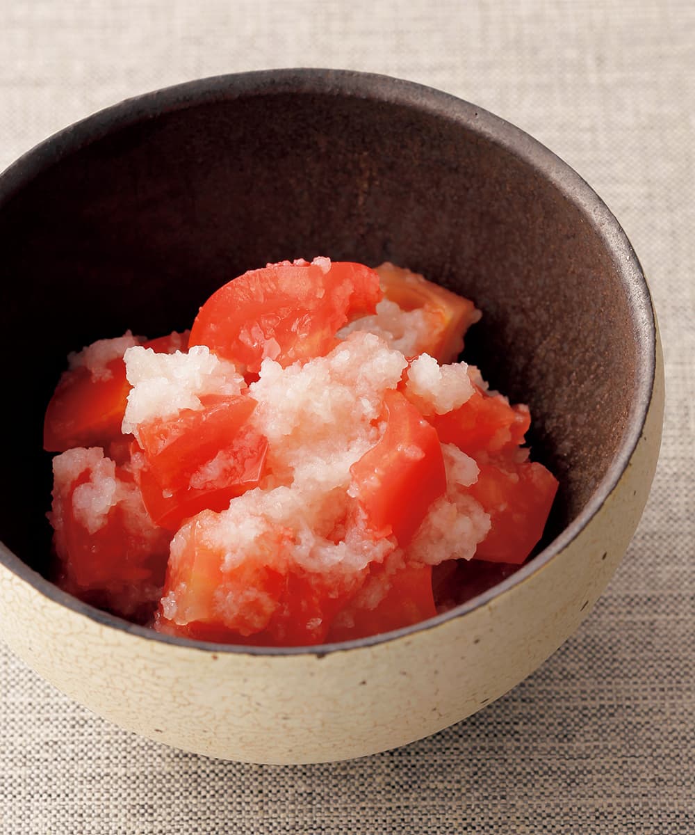 トマトの甘酢おろしあえ