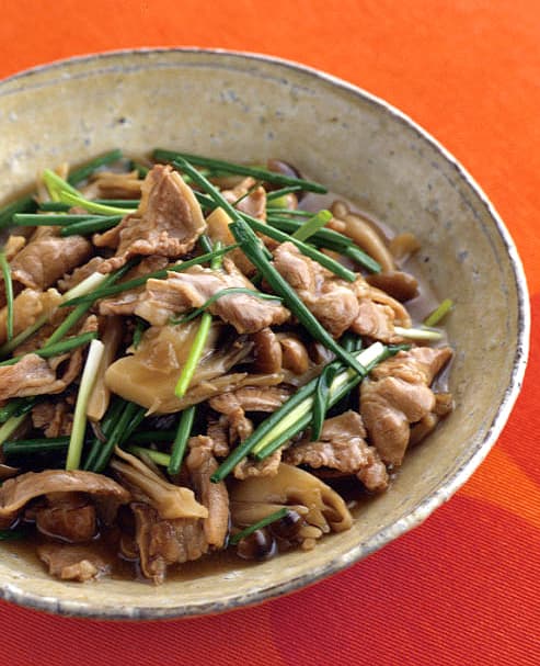 豚肉ときのこのとろみ煮