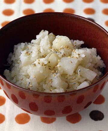 じゃこと長いもの炊き込みご飯