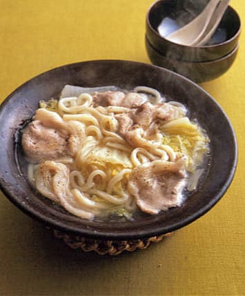 豚肉と白菜の煮込みうどん