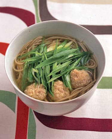 鶏だんごそば