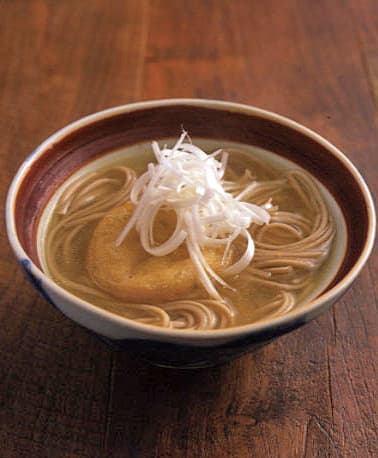 がんものみそ風味そば