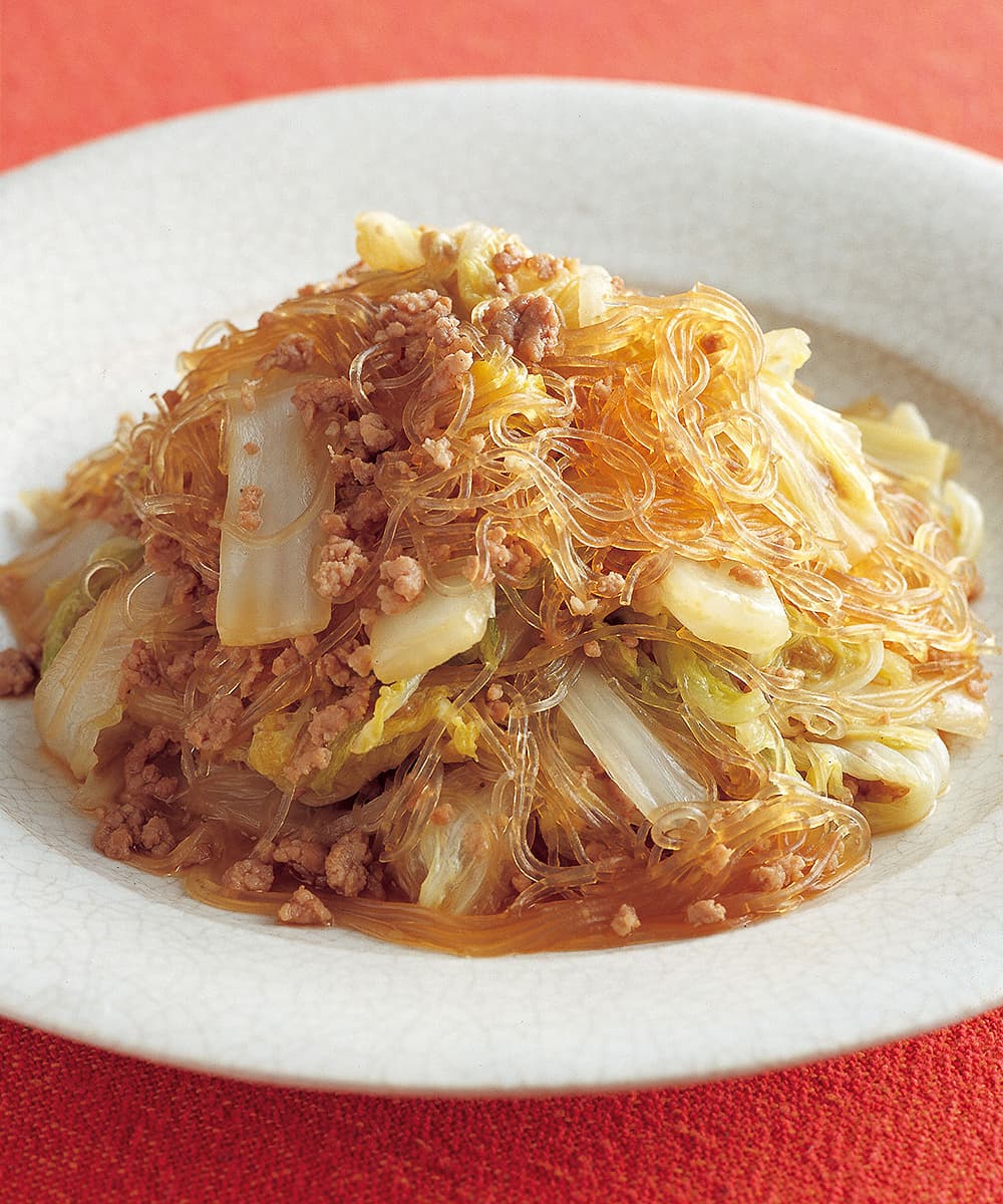白菜とひき肉のうま煮