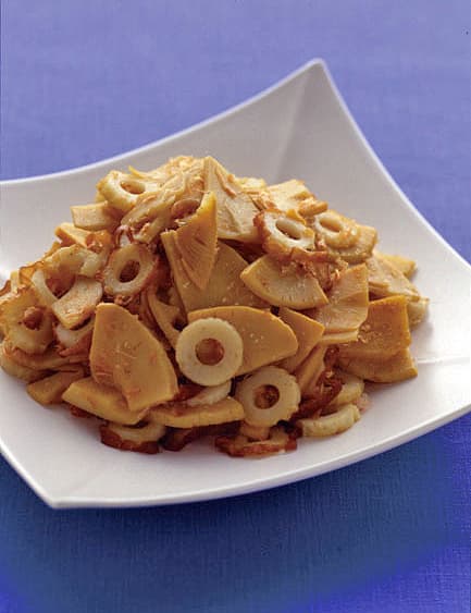 たけのことちくわのおかか煮
