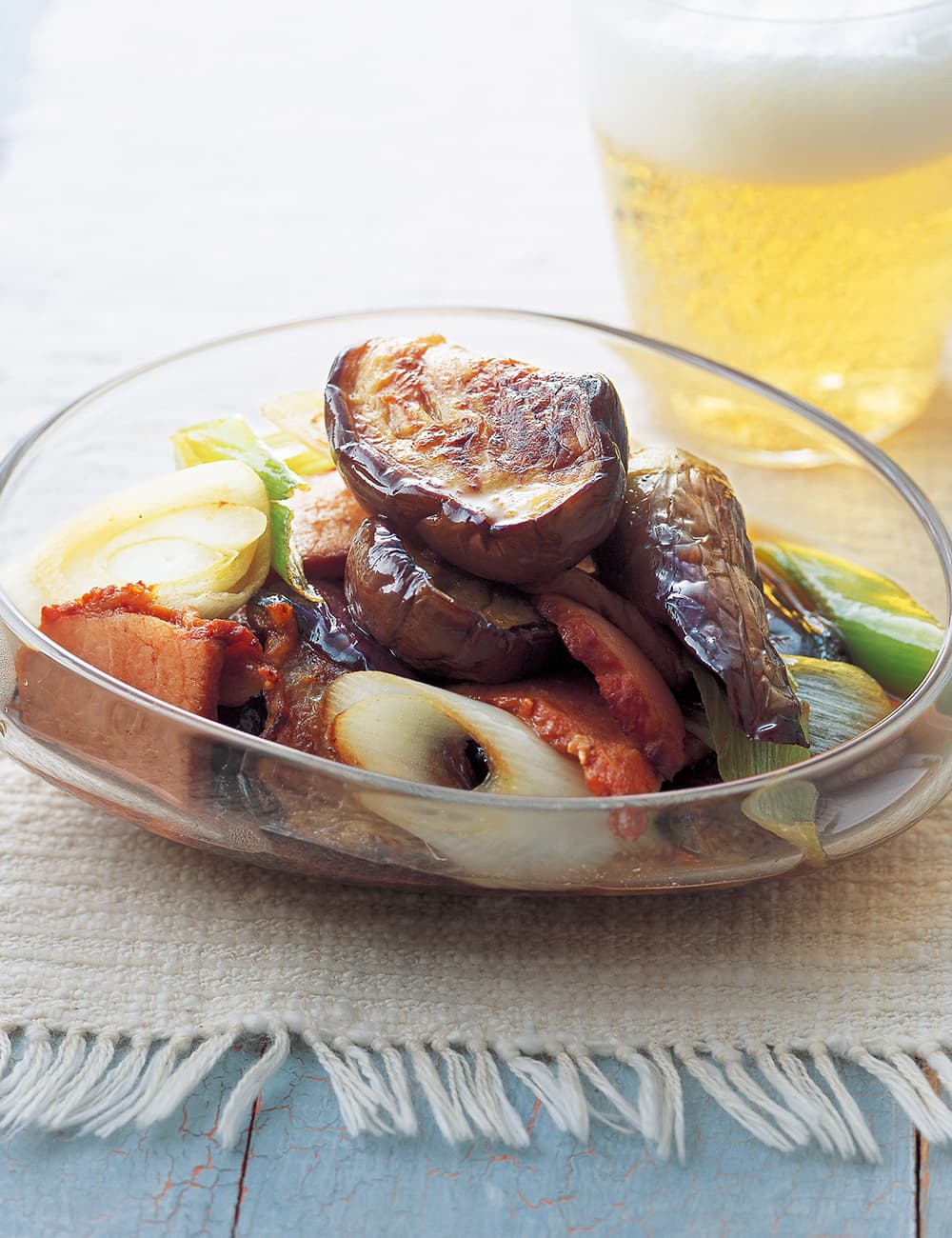 なすの焼きびたし 山椒風味