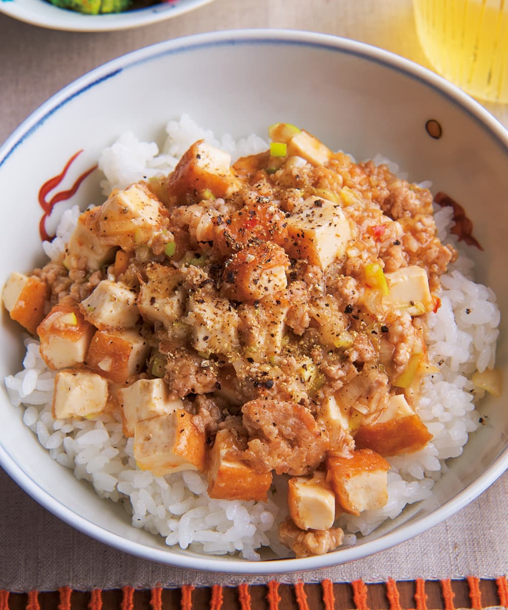 麻婆厚揚げ丼