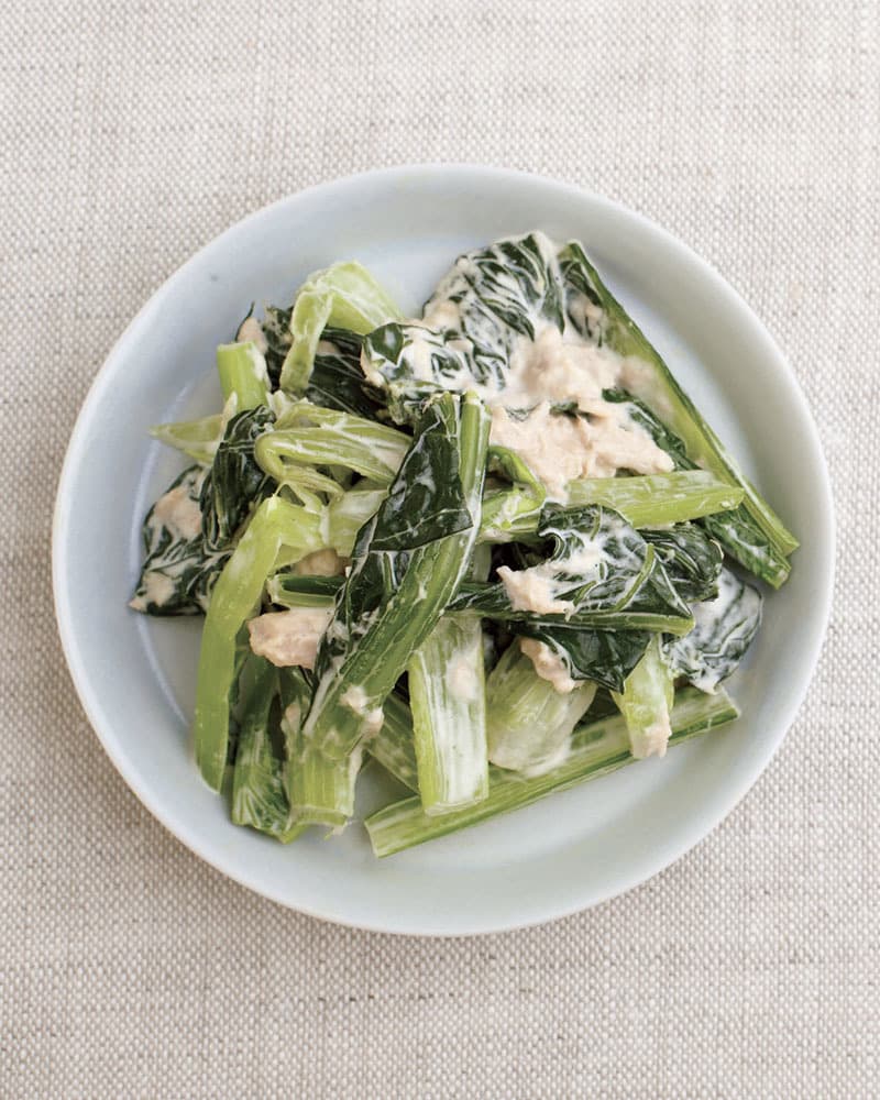 「ゆで置き野菜」のツナみそマヨあえ