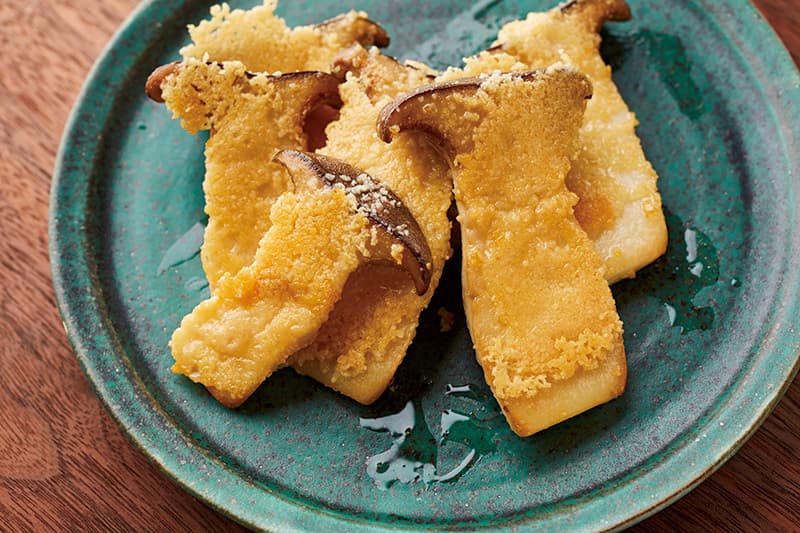 エリンギのカリカリチーズ焼き