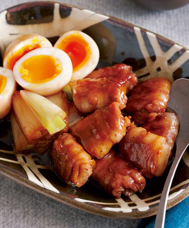 豚バラとゆで卵の角煮風
