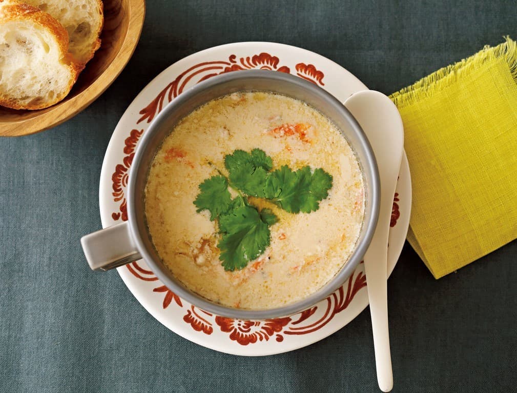 レンジで作れる鹹豆漿（シェントウジャン）