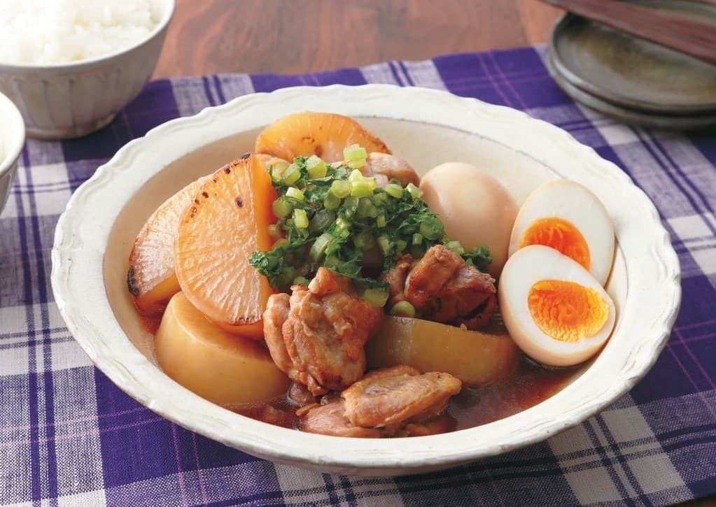大根と鶏もも肉のべっこう煮