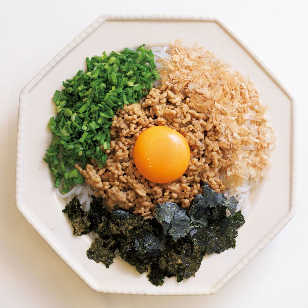 しらたき麺の台湾風混ぜそば