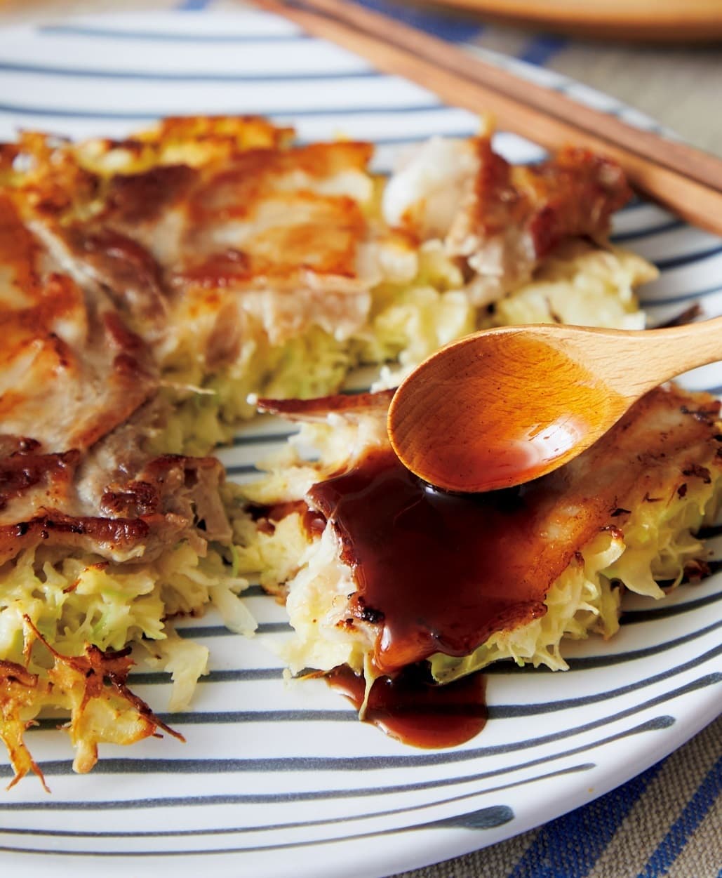 小麦粉で作れる クイックお好み焼き