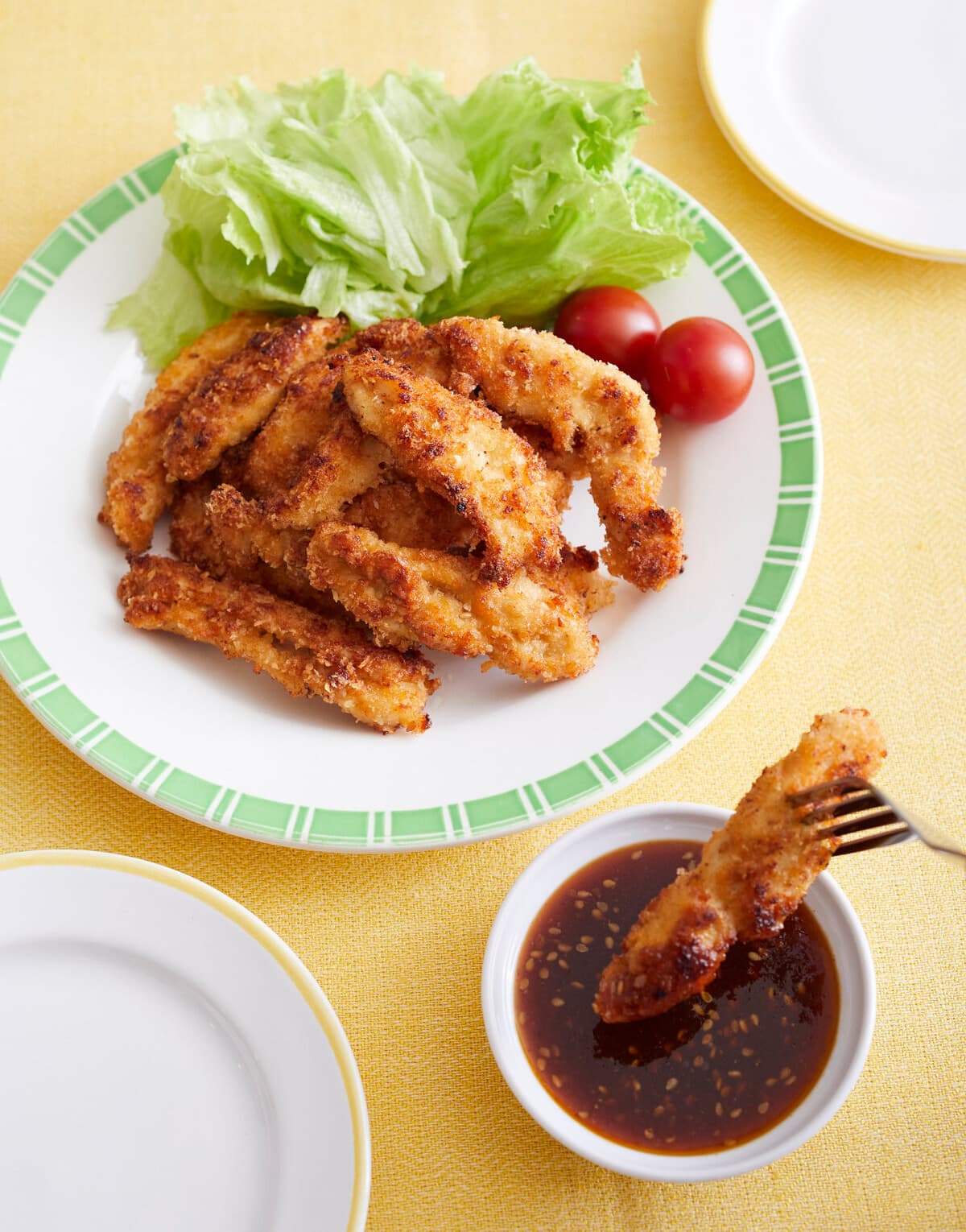 鶏胸肉のカリカリスティックフライ