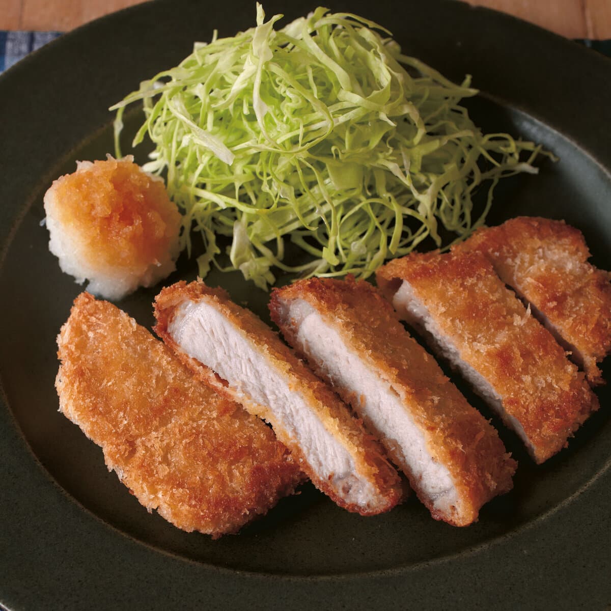 少量の油で作るとんカツ