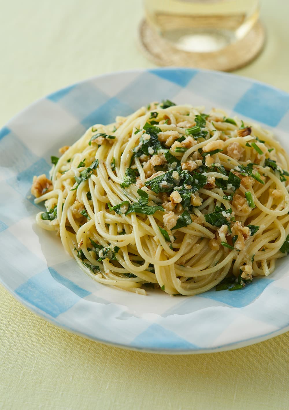 イタリアンパセリのジェノベーゼ風パスタ