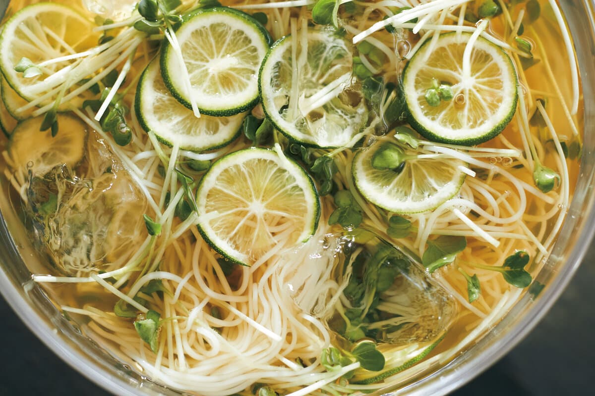 すだちにまみれた夏そうめん