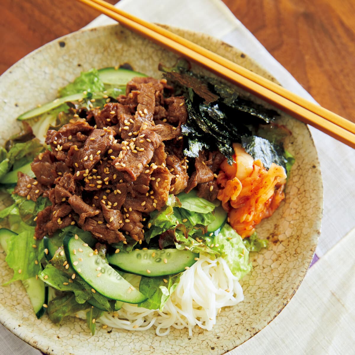 チョレギサラダそうめん
