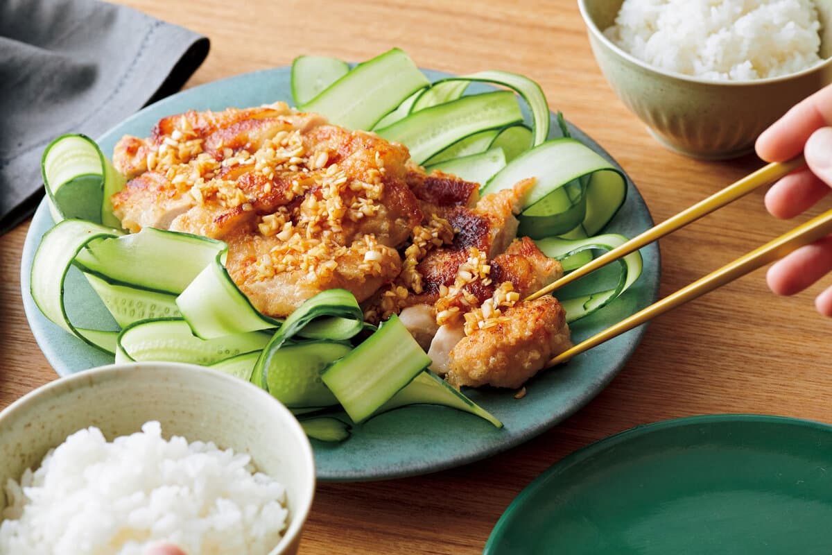 鶏胸肉の油淋鶏