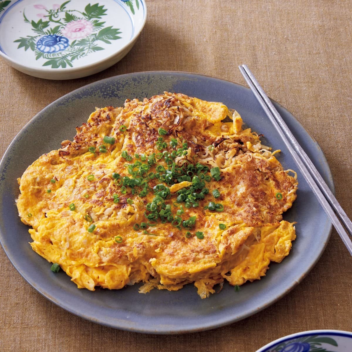 切り干し大根と豚ひき肉の台湾風卵焼き