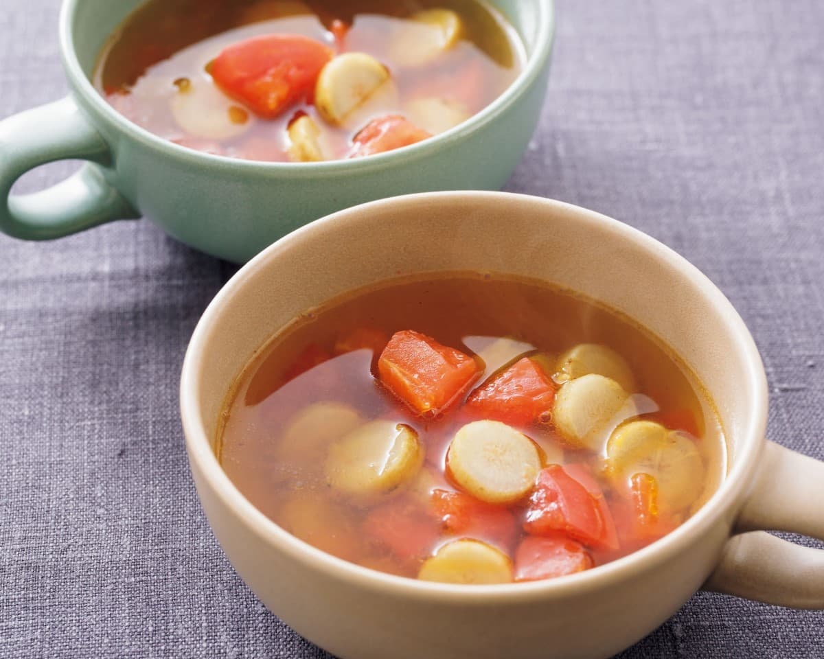 ごぼうとトマトのミネストローネ